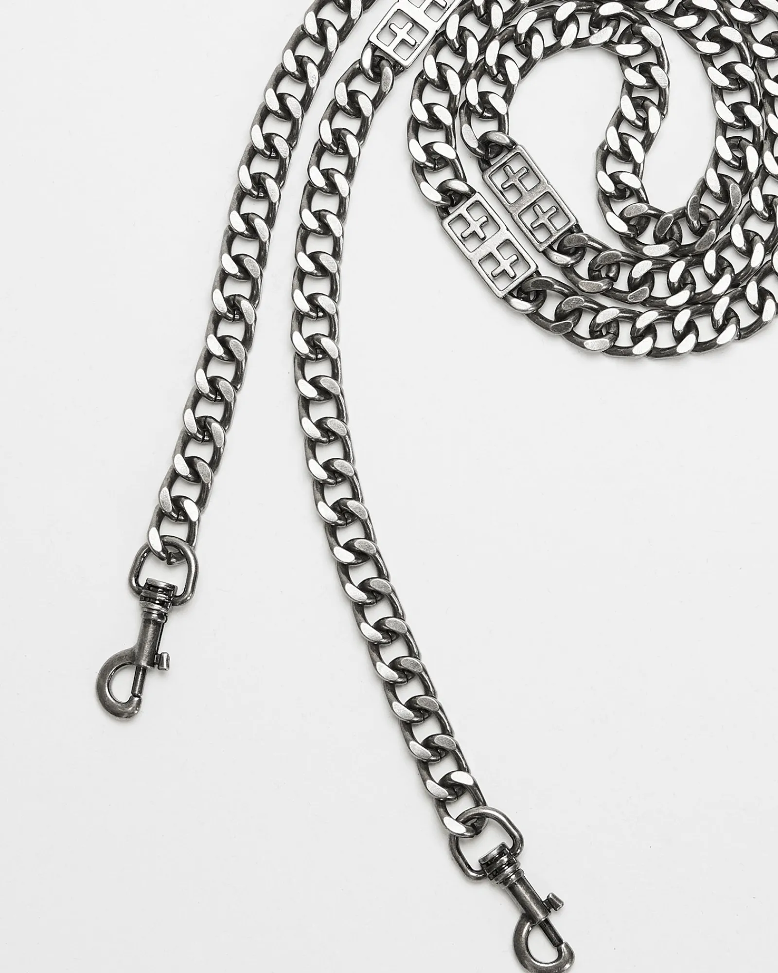 Clearance Ksubi 1999 Signature Chain Strap Antique Silver