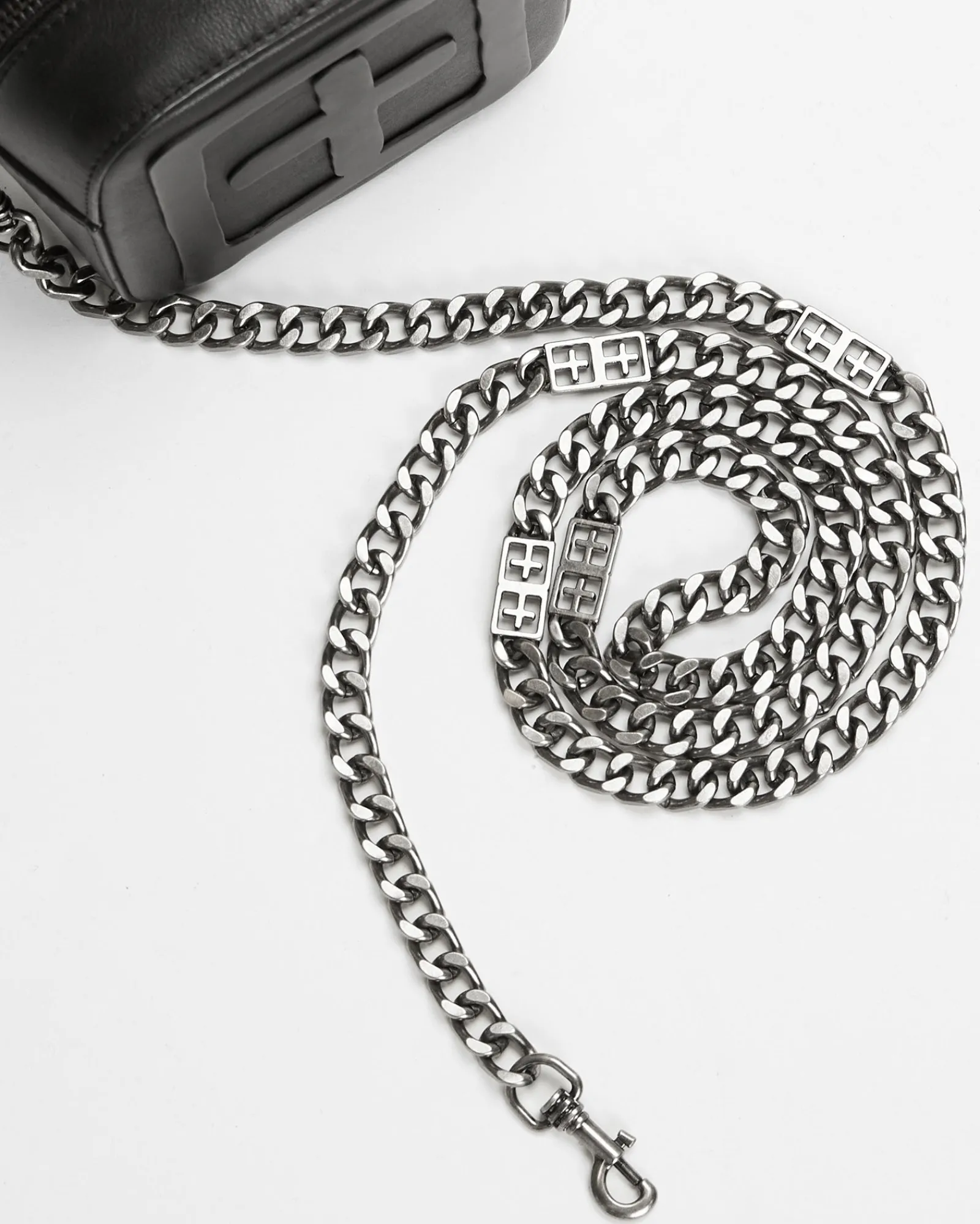 Clearance Ksubi 1999 Signature Chain Strap Antique Silver