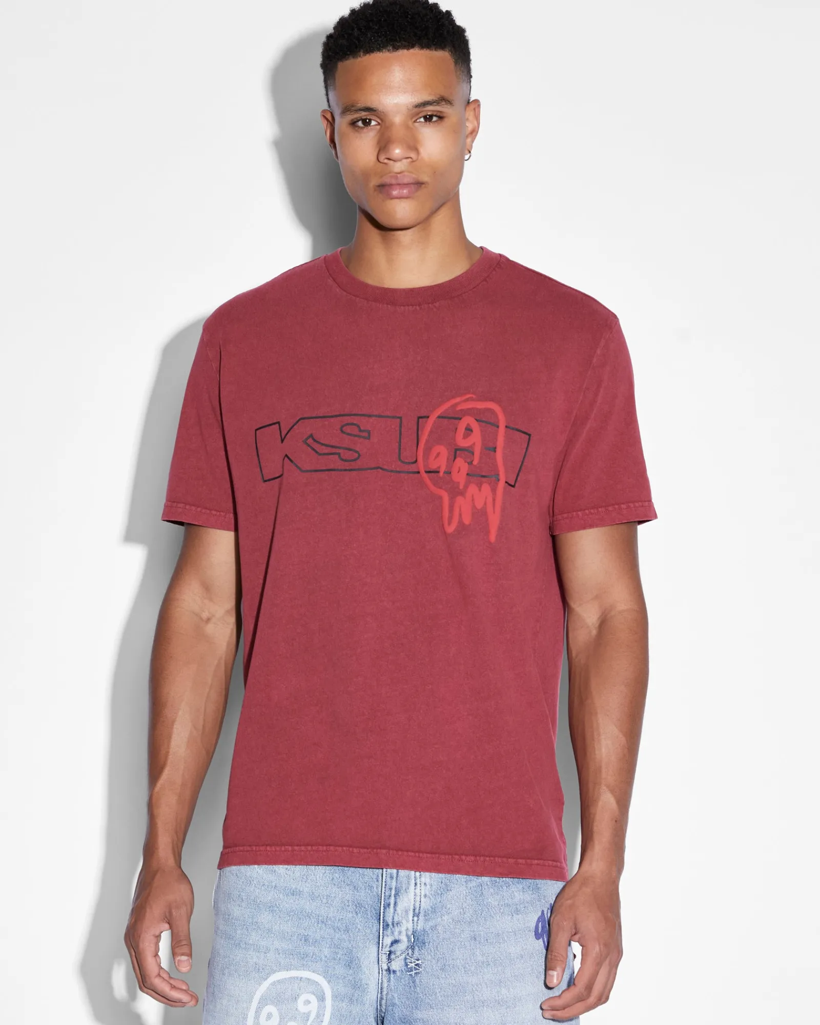 Cheap Ksubi 999 Skull Kash Ss Tee Blood