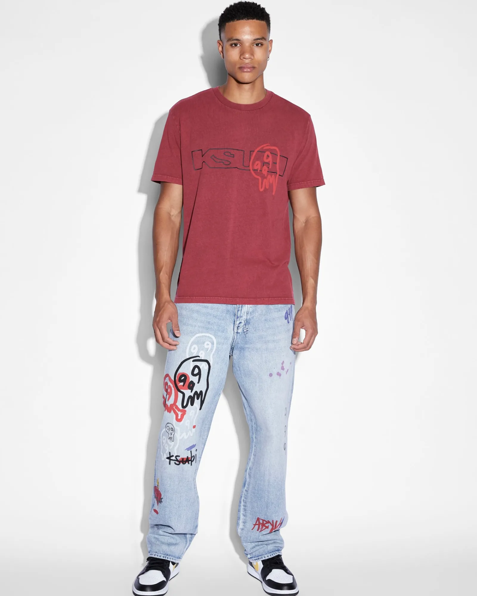 Cheap Ksubi 999 Skull Kash Ss Tee Blood
