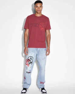 Flash Sale Ksubi 999 Skull Kash Ss Tee Blood