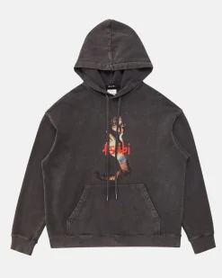 New Ksubi 999 Wrld Biggie Hoodie Faded Black
