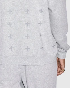 New Ksubi 4 X 4 Biggie Crew Grey Marle