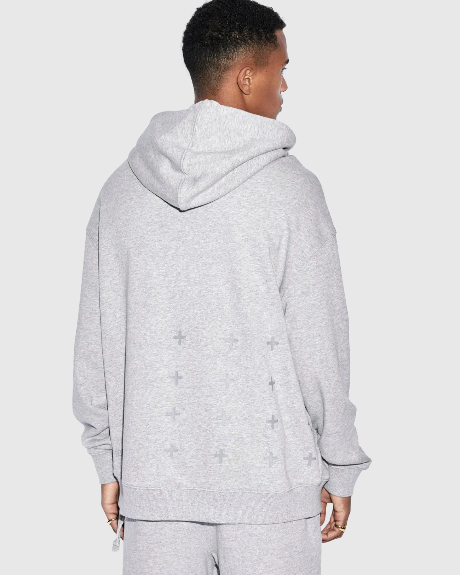 Hot Ksubi 4 X 4 Biggie Hoodie Grey Marle