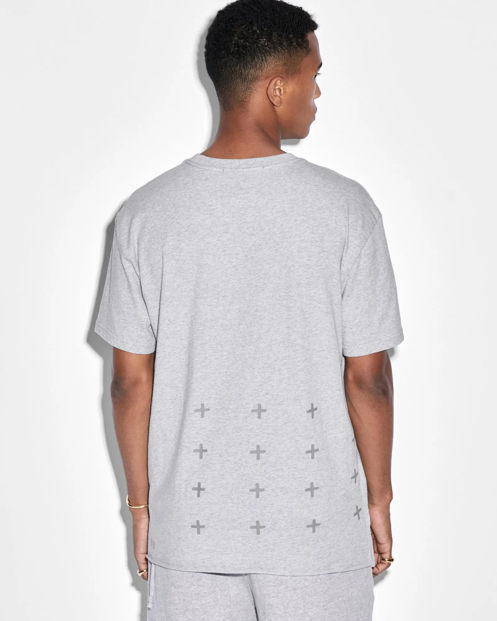 Outlet Ksubi 4 X 4 Biggie Ss Tee Grey Marle