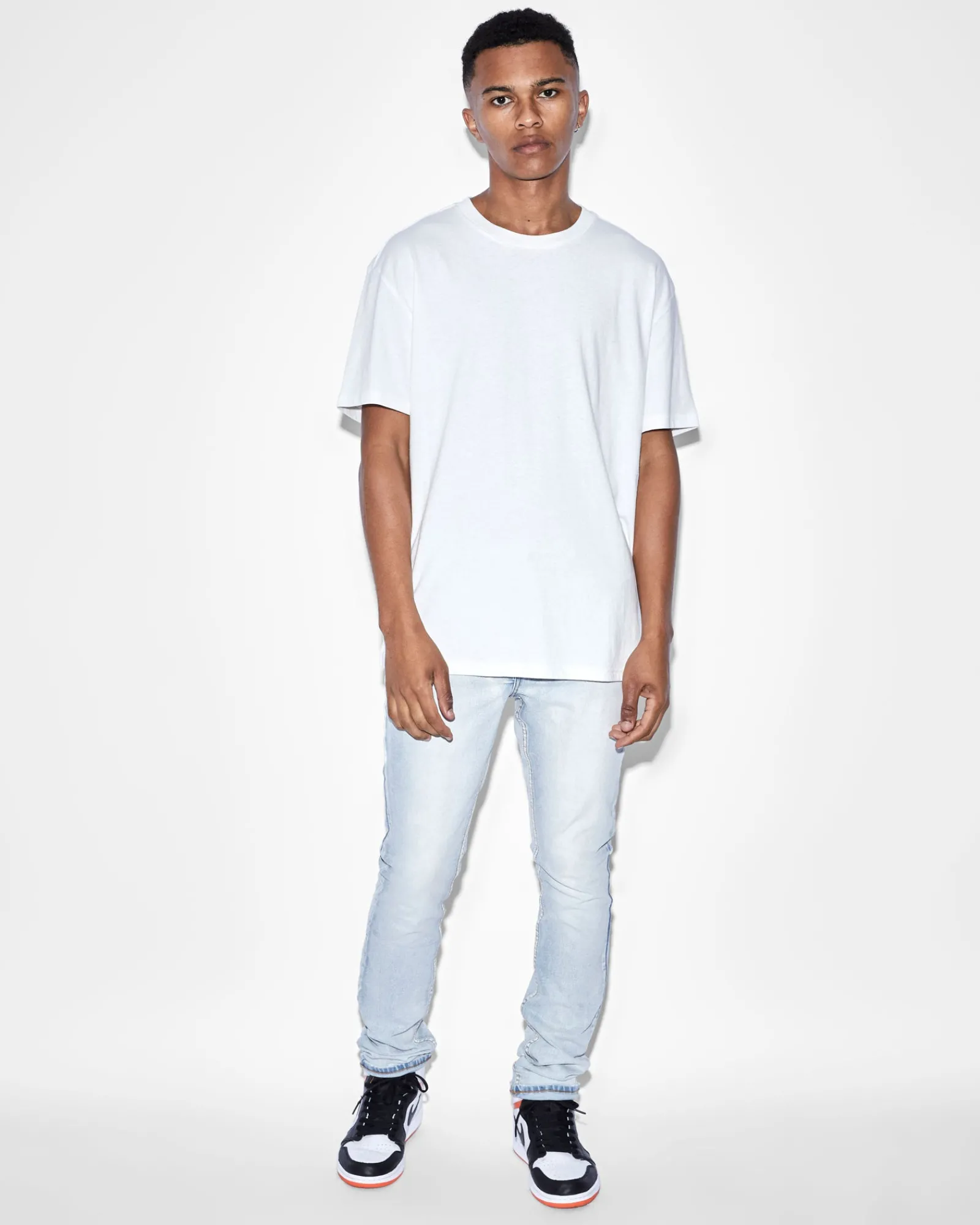 Shop Ksubi 4 X 4 Biggie Ss Tee White Orange
