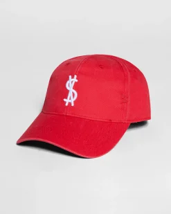 Cheap Ksubi 4 X 4 Cross Dollar Cap Red