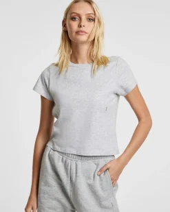 Fashion Ksubi 3 X 4 Mini Ss Tee Grey Marle