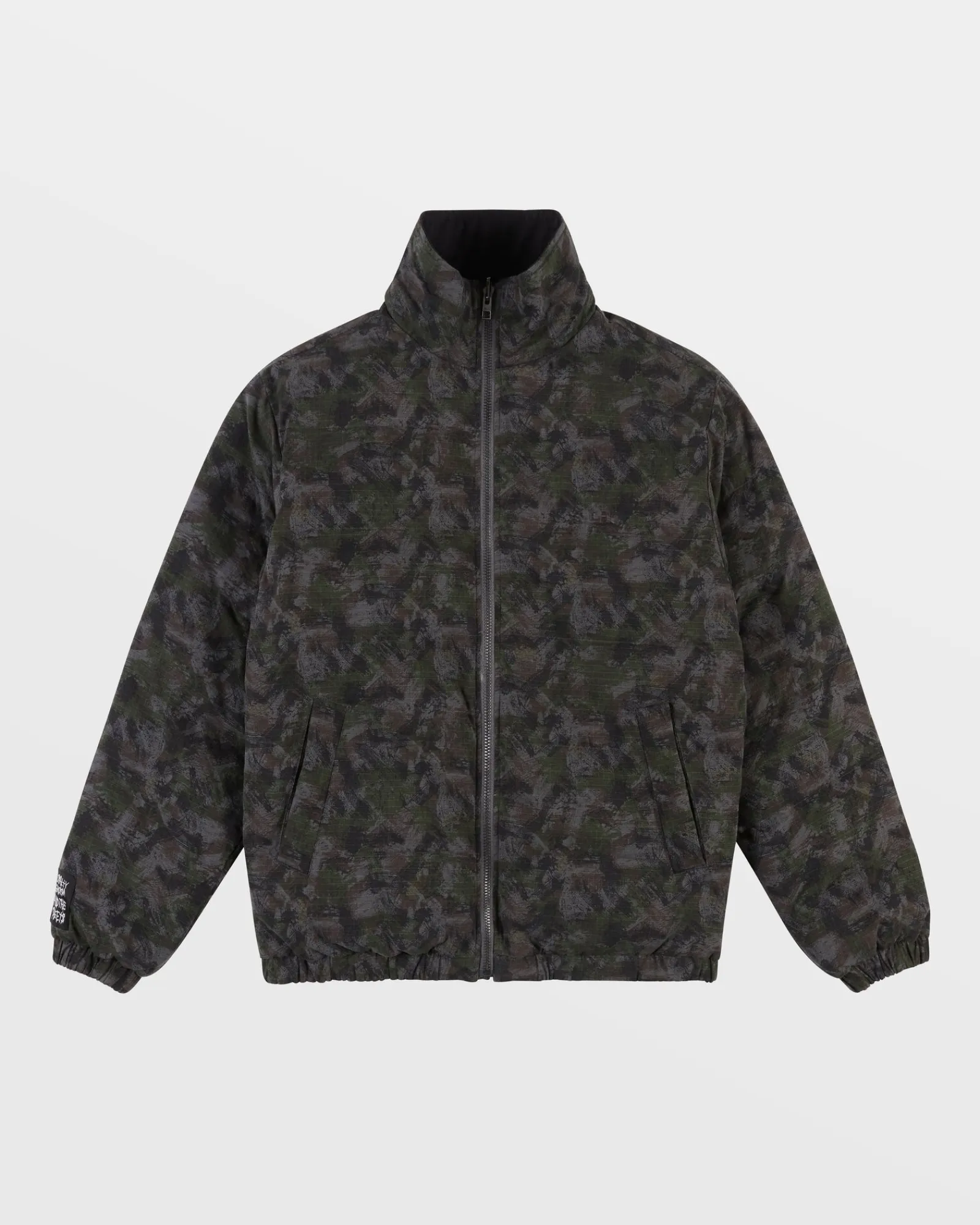 Shop Ksubi Amnesia Reversible Puffer Jacket Camo