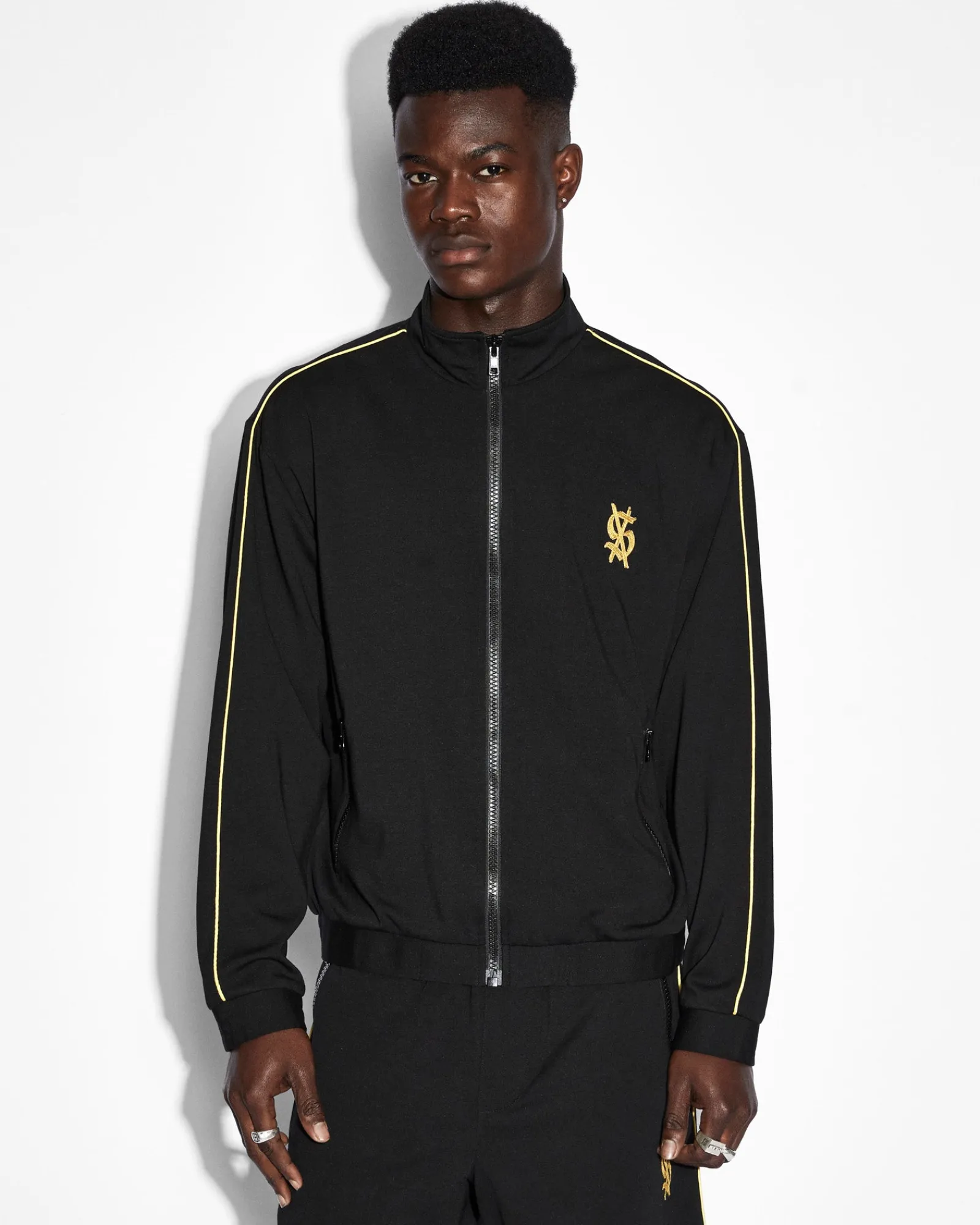 Online Ksubi Antidote Trak Jacket Black/Yellow