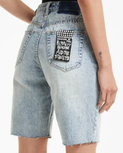 Flash Sale Ksubi Brooklyn Short Skream Trashed