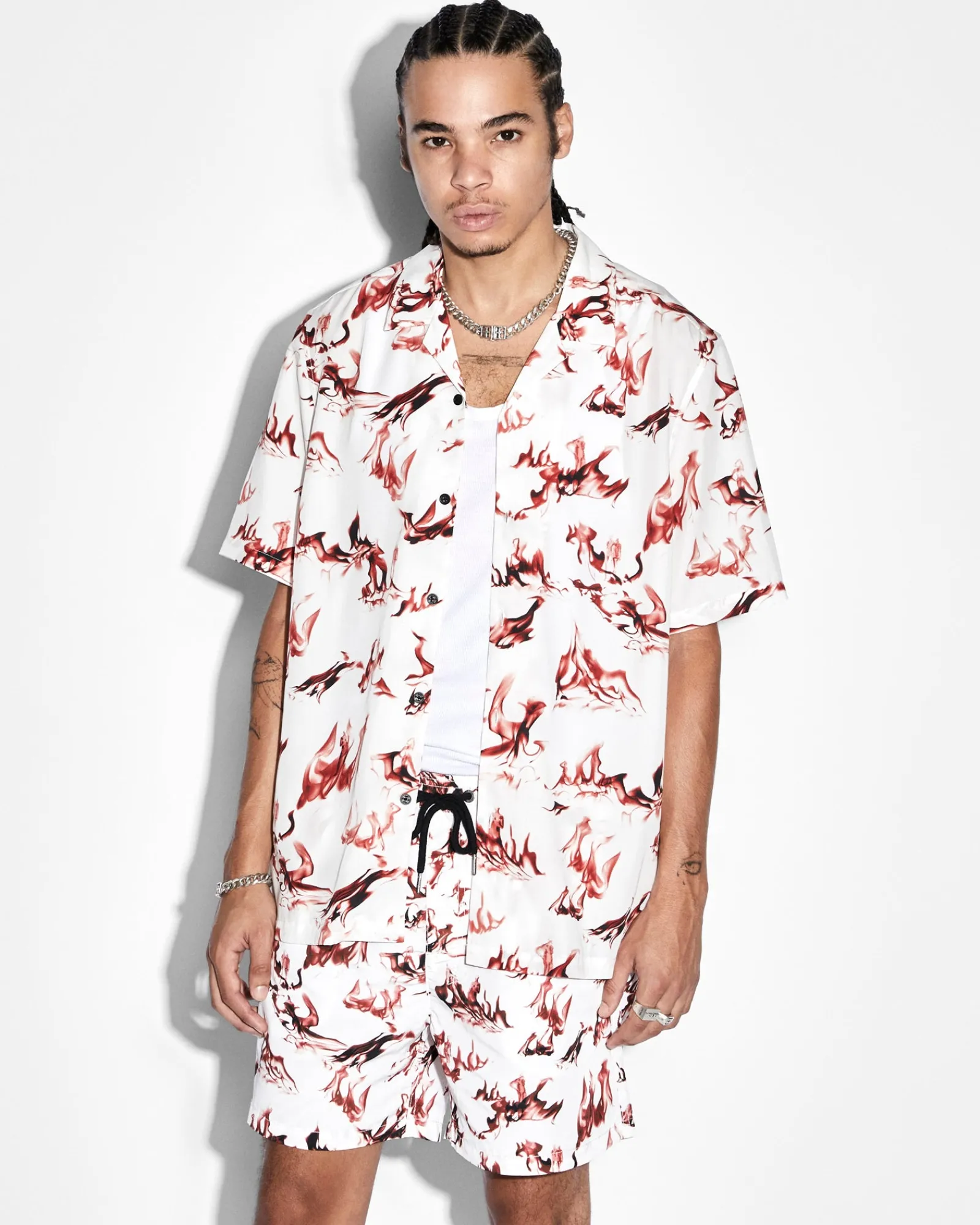Best Sale Ksubi Burnt Boardshort White