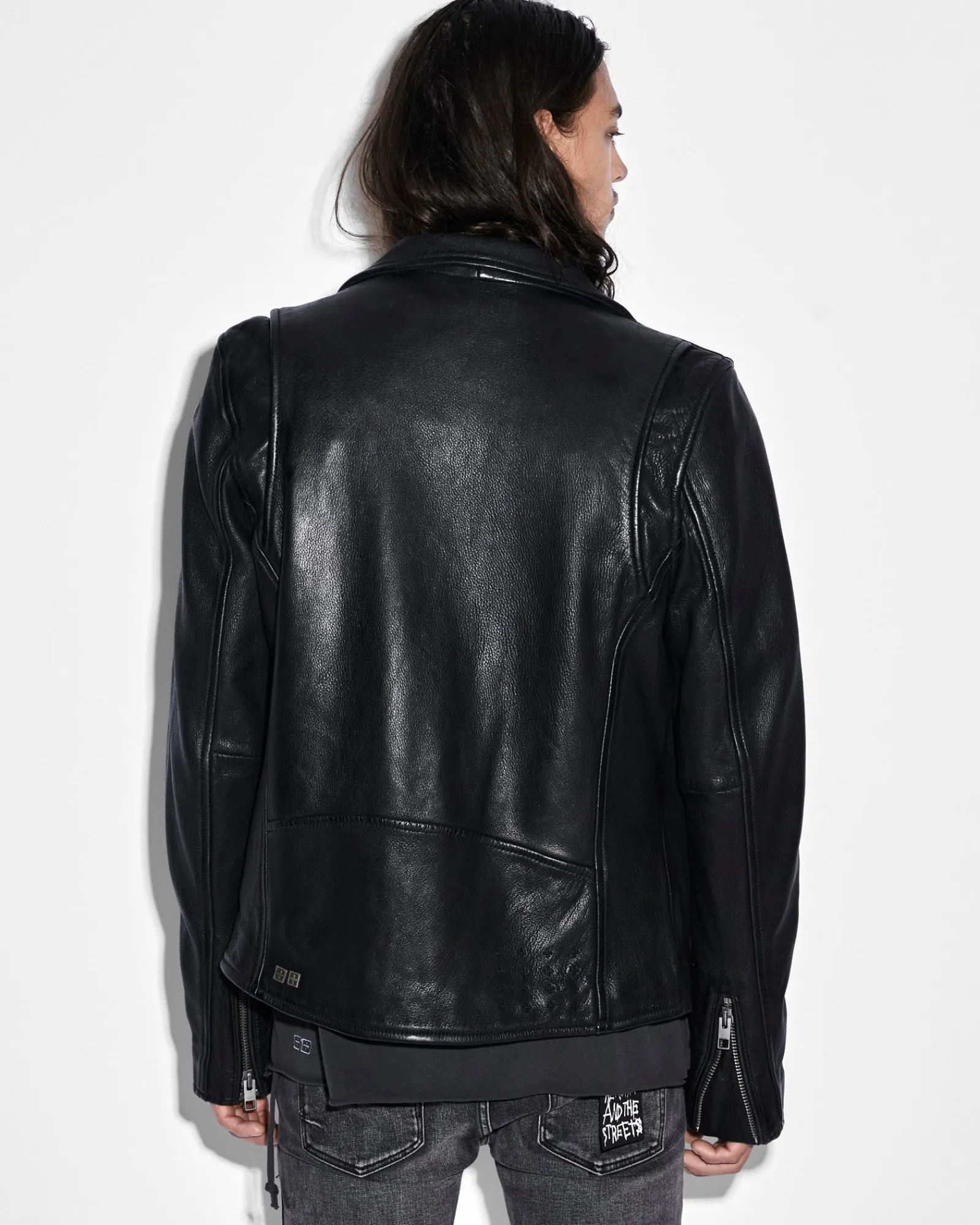 Sale Ksubi Capitol Leather Jacket Black