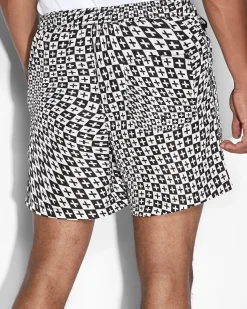 Sale Ksubi Check Out Boardshort Black