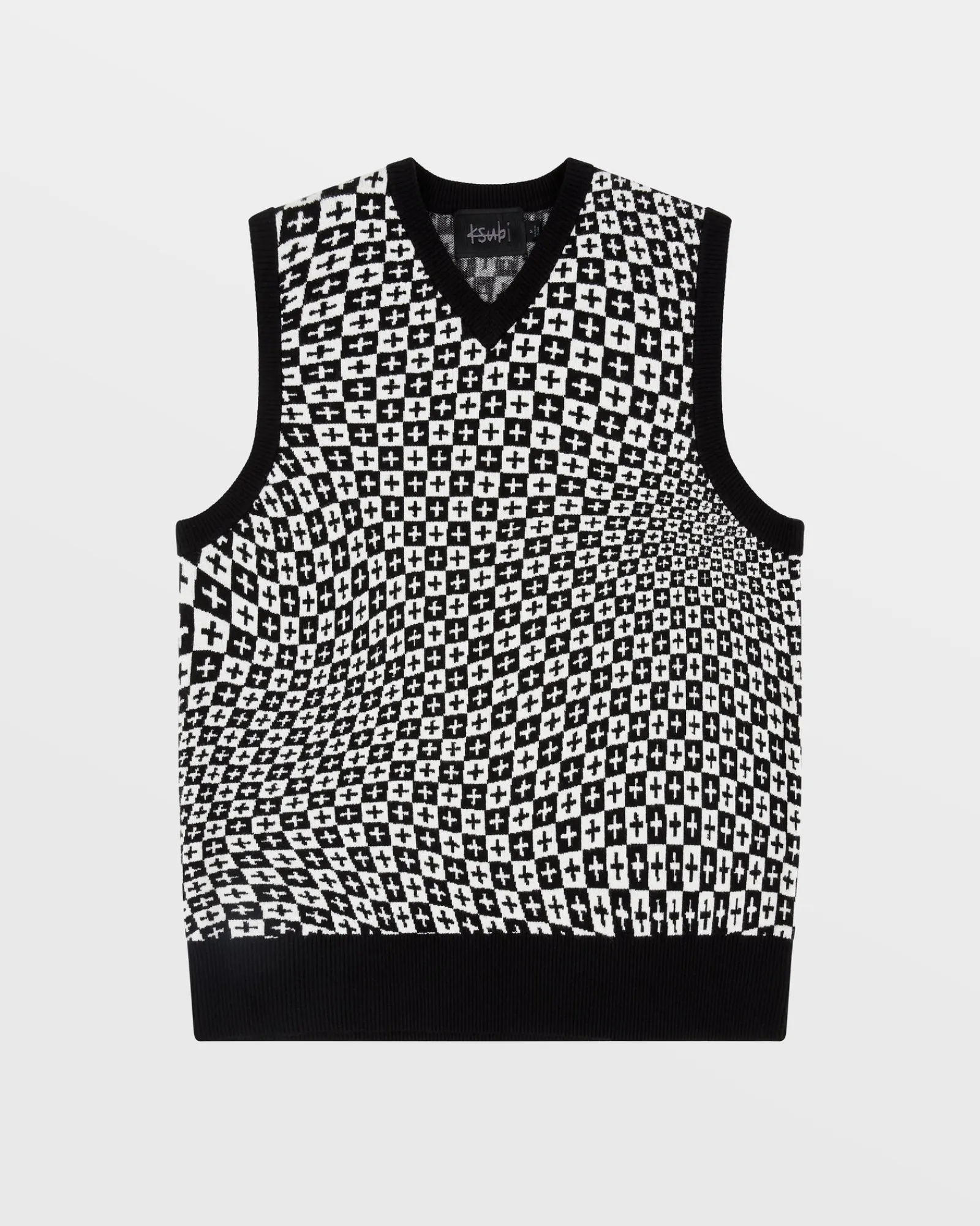 Best Sale Ksubi Check Out Knit Vest Multi