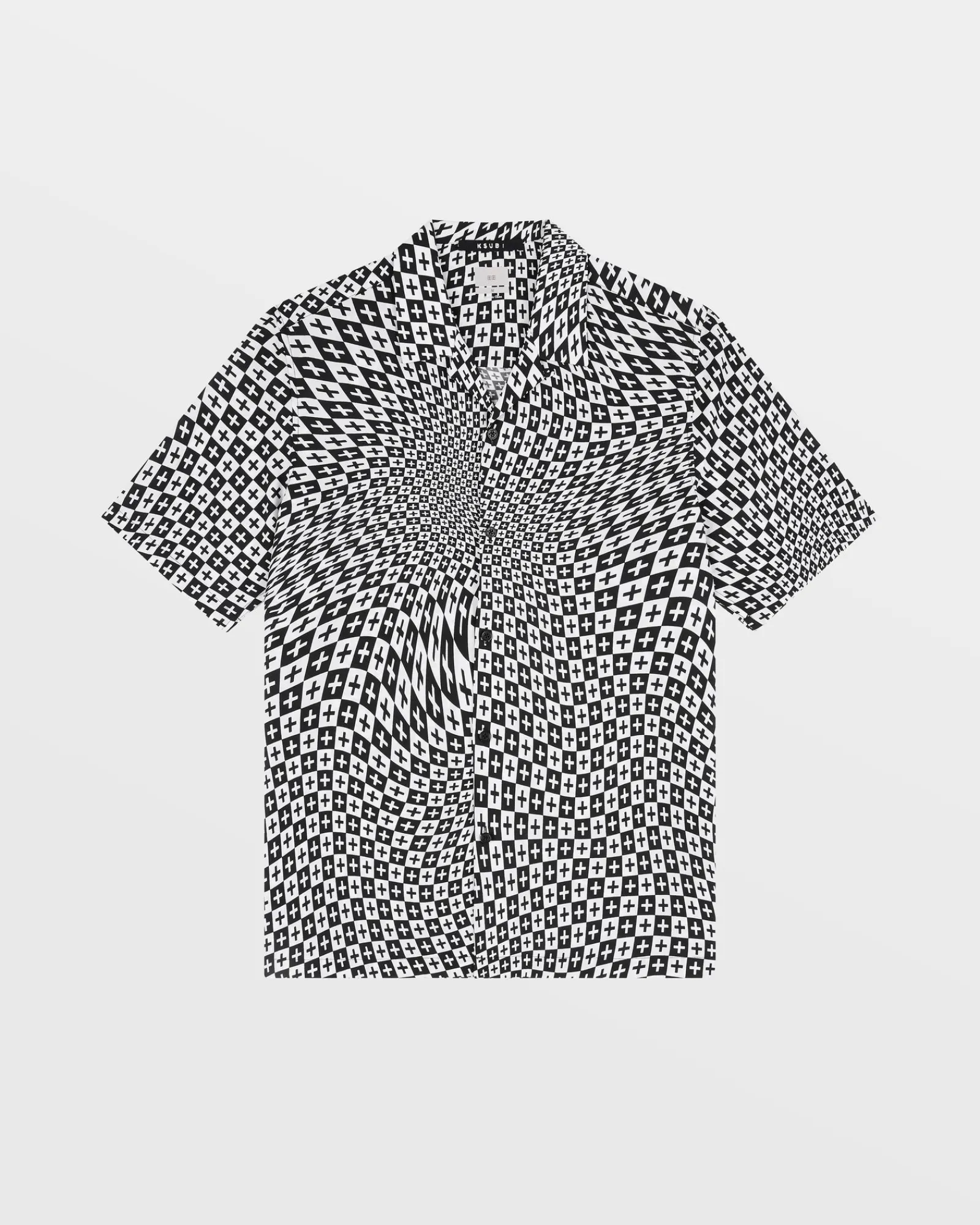 Discount Ksubi Check Out Resort Ss Shirt Black