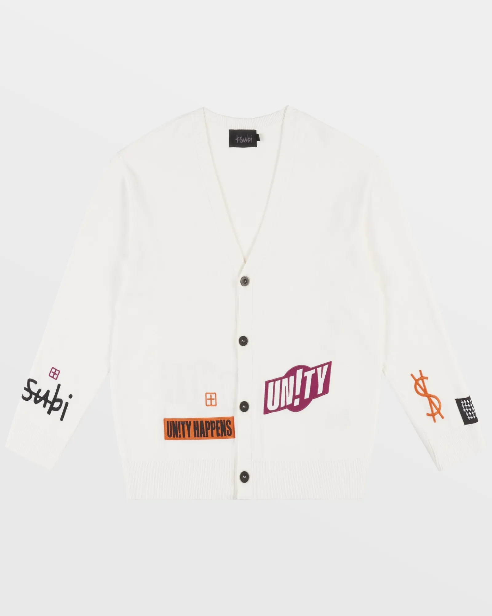 Store Ksubi Collective Cardigan White