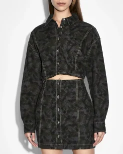 Online Ksubi Cutout Shirt Dress Camo