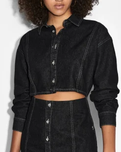 Clearance Ksubi Cutout Shirt Dress Midnight