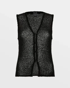 Sale Ksubi Divide Knit Vest Black