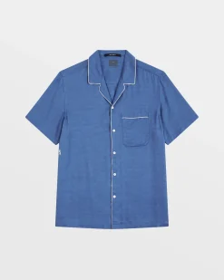Sale Ksubi Downtown Resort Ss Shirt Atlantic