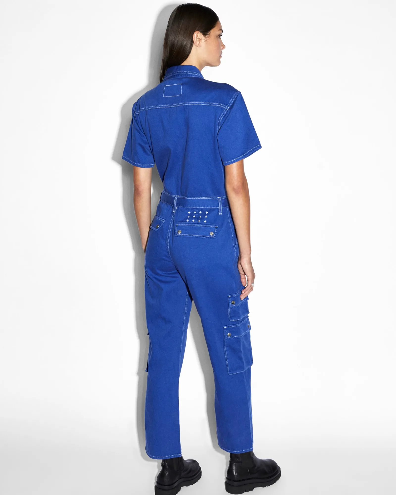 Hot Ksubi Drill Boilersuit Cobalt