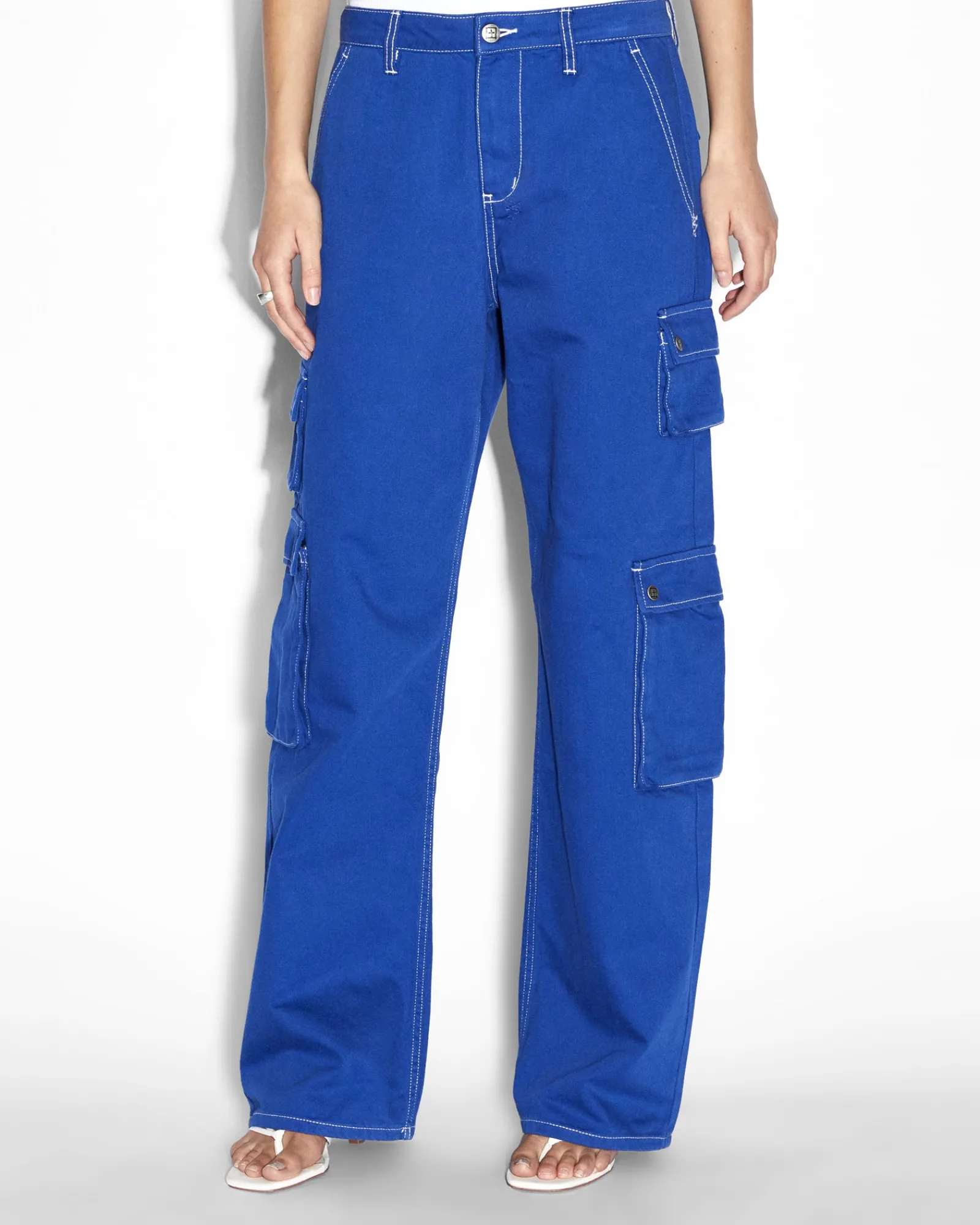 Cheap Ksubi Drill Cargo Cobalt