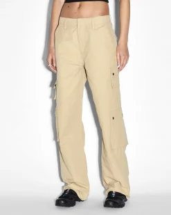 Hot Ksubi Drill Cargo Khaki