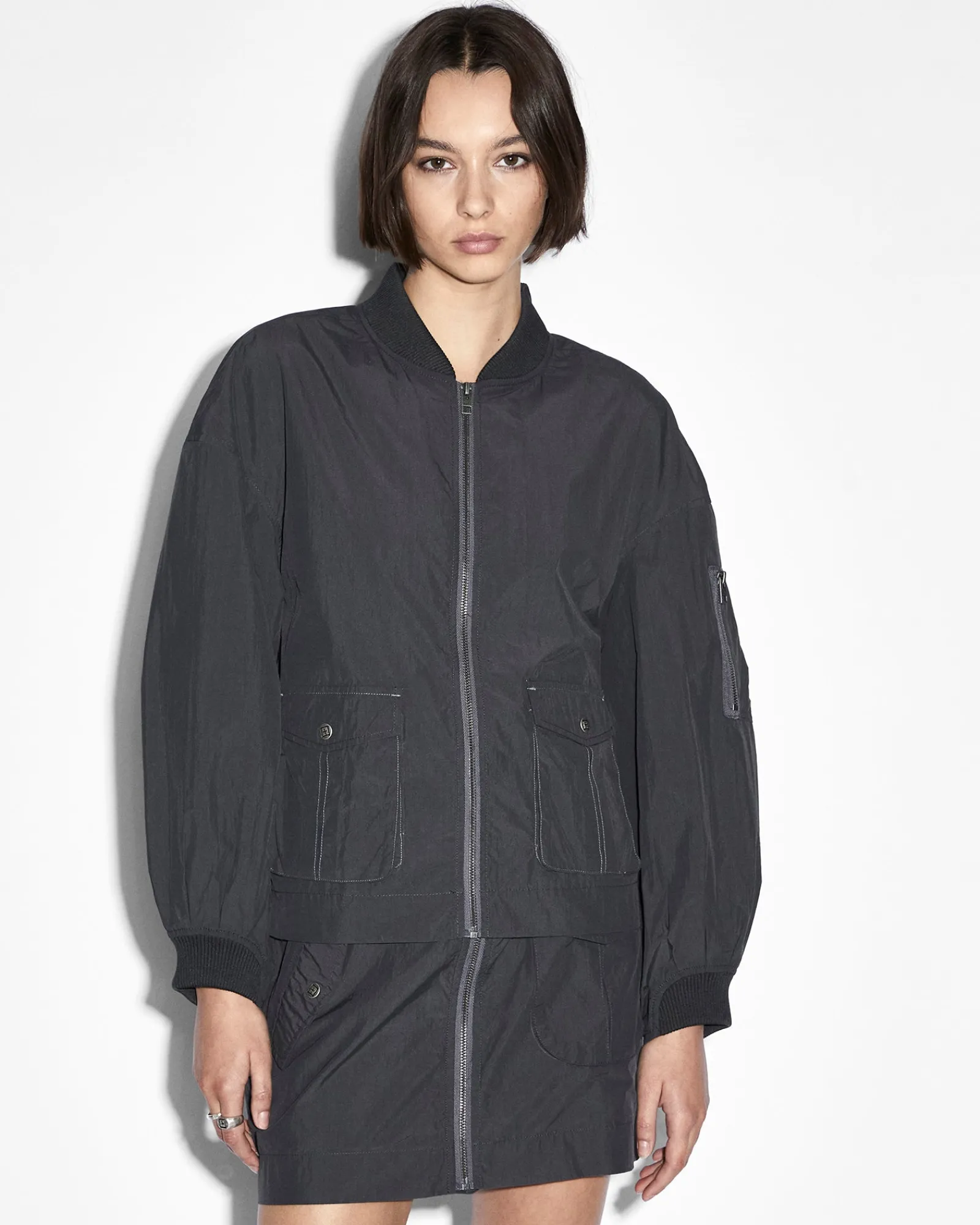 Cheap Ksubi Elemental Bomber Charcoal