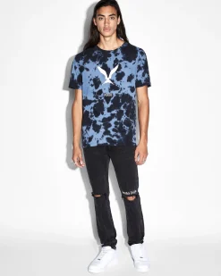 Sale Ksubi Euphoric Kash Ss Tee Teal Dye