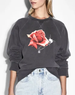 Discount Ksubi Feels Good Raglan Crew Charcoal