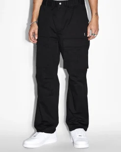 Outlet Ksubi Fugitive Cargo Pant Tru Black