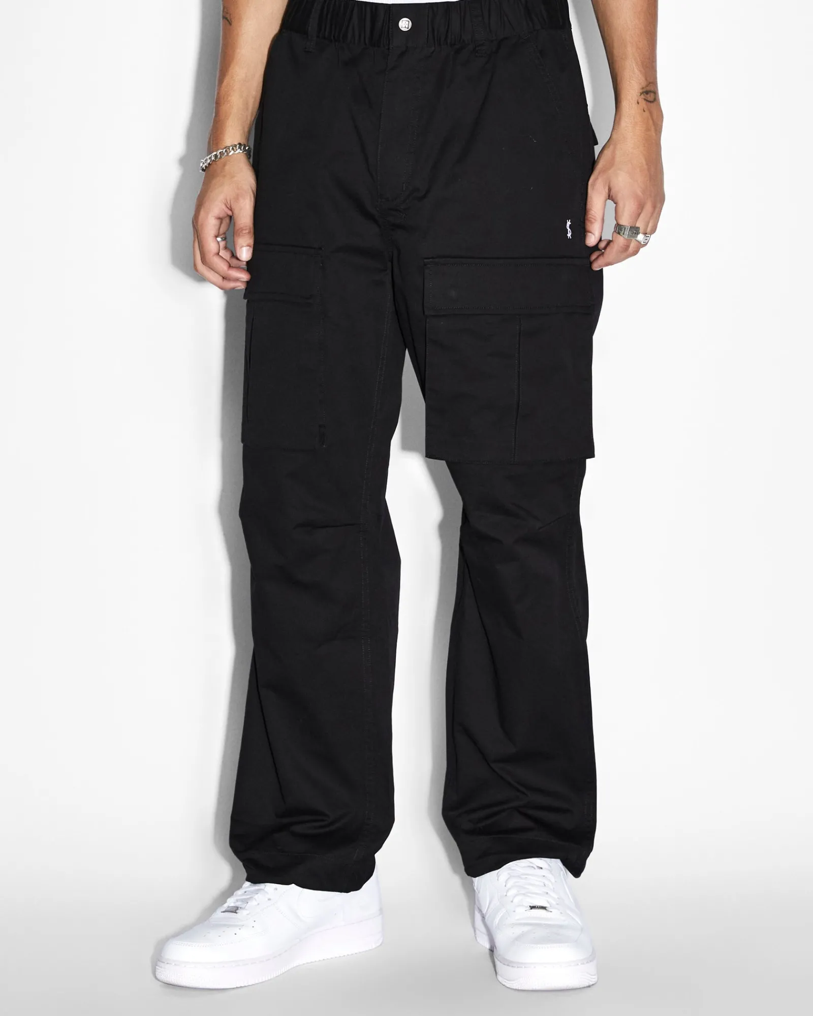 Outlet Ksubi Fugitive Cargo Pant Tru Black
