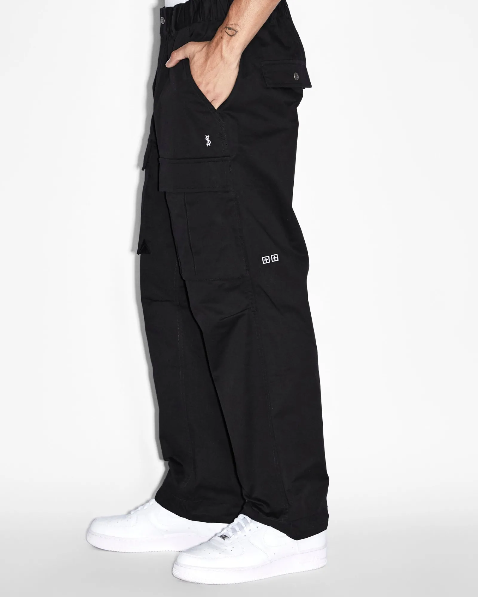 Outlet Ksubi Fugitive Cargo Pant Tru Black