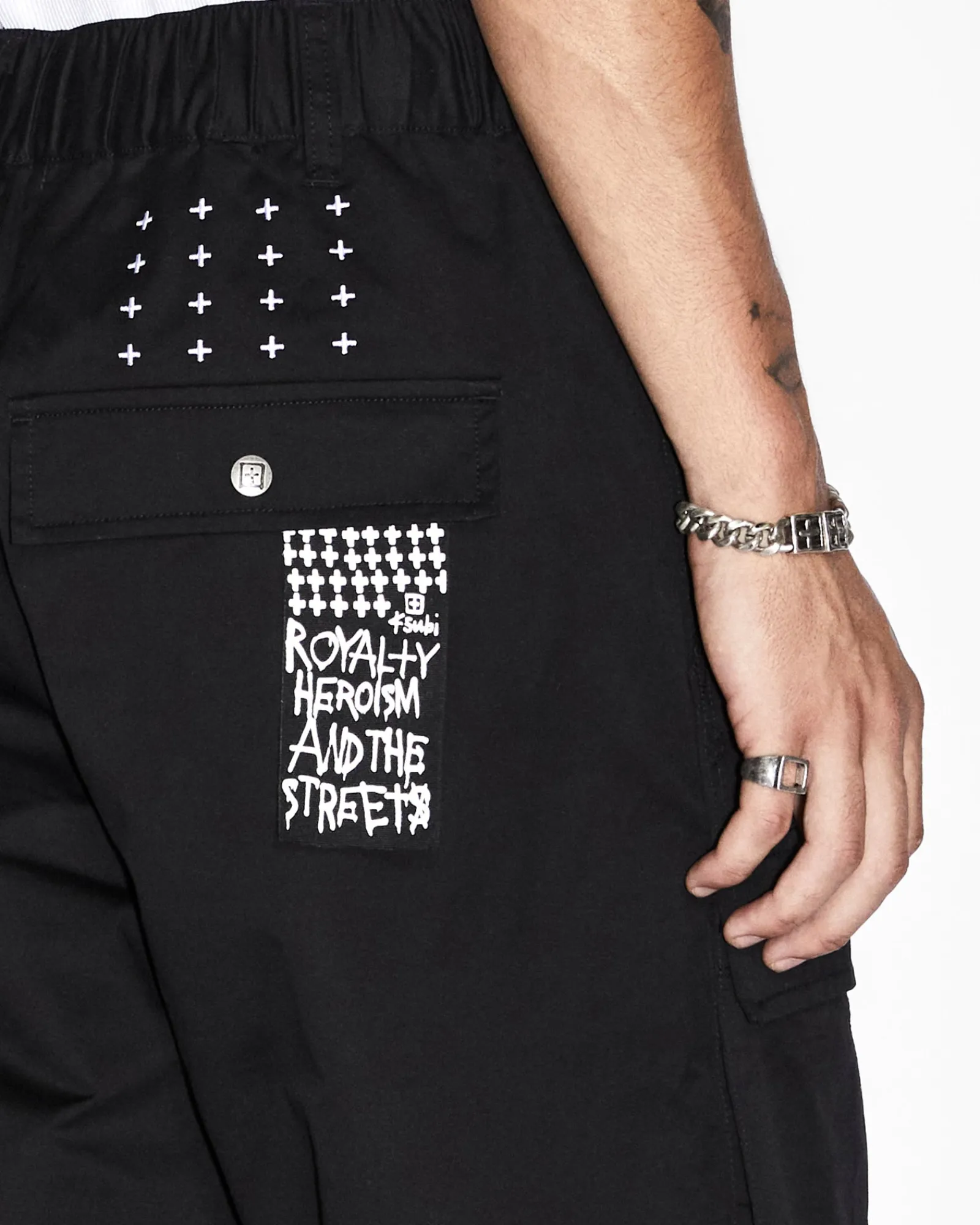 Outlet Ksubi Fugitive Cargo Pant Tru Black