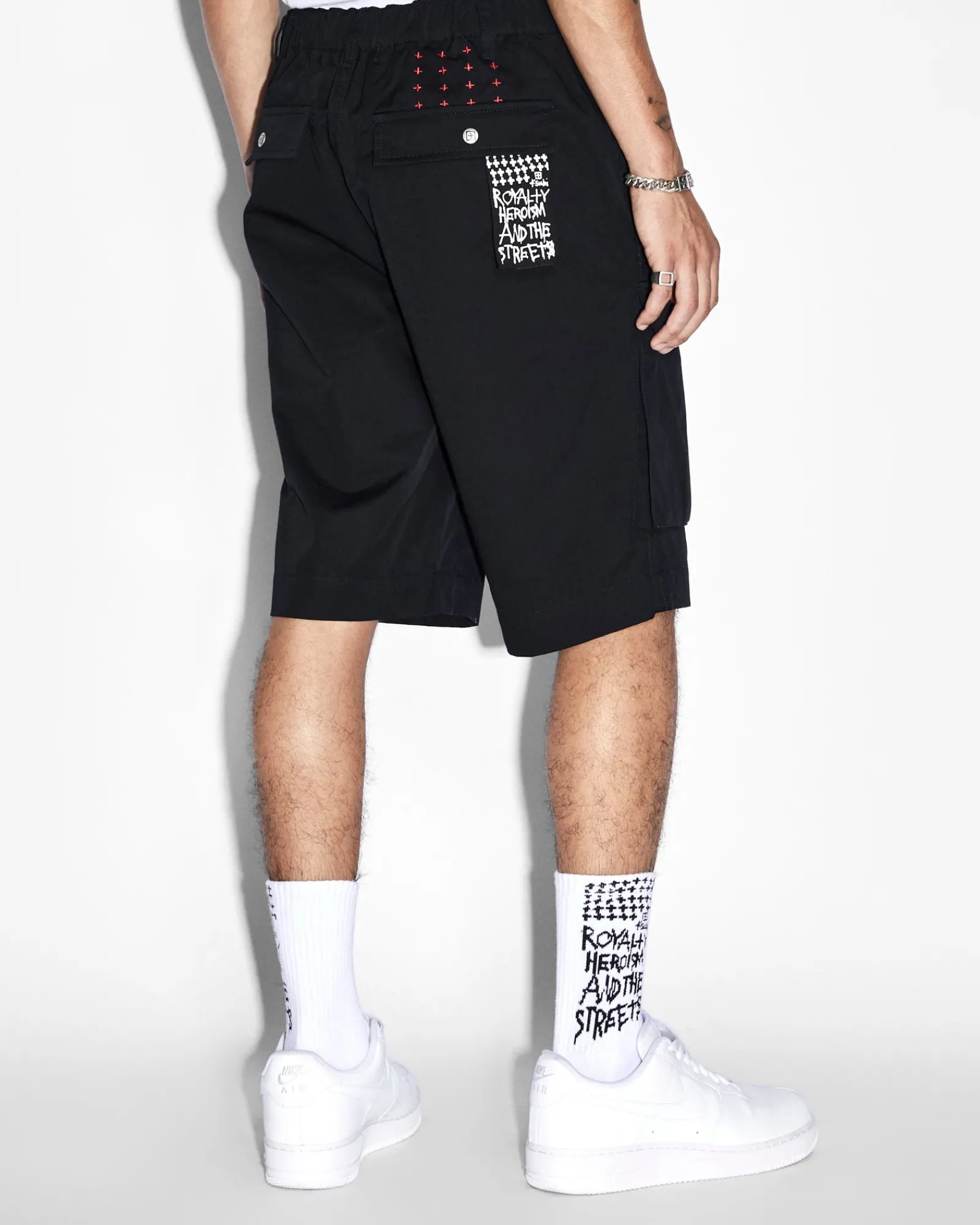 Hot Ksubi Fugitive Cargo Short Tru Black