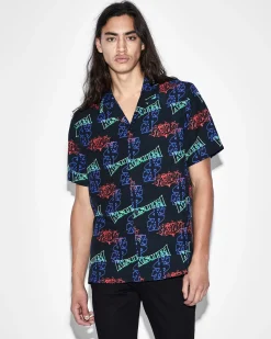 Flash Sale Ksubi Glow Resort Ss Shirt Black