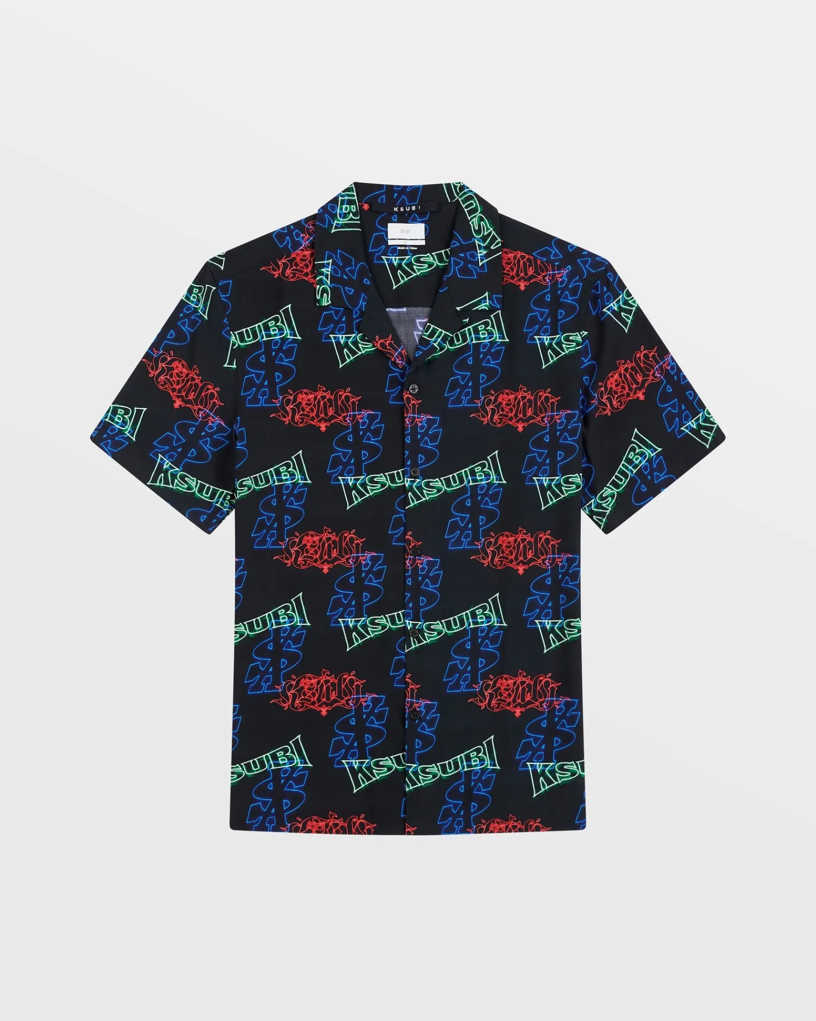 Flash Sale Ksubi Glow Resort Ss Shirt Black