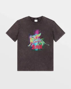 Hot Ksubi Griffin Kash Ss Tee Acid Black