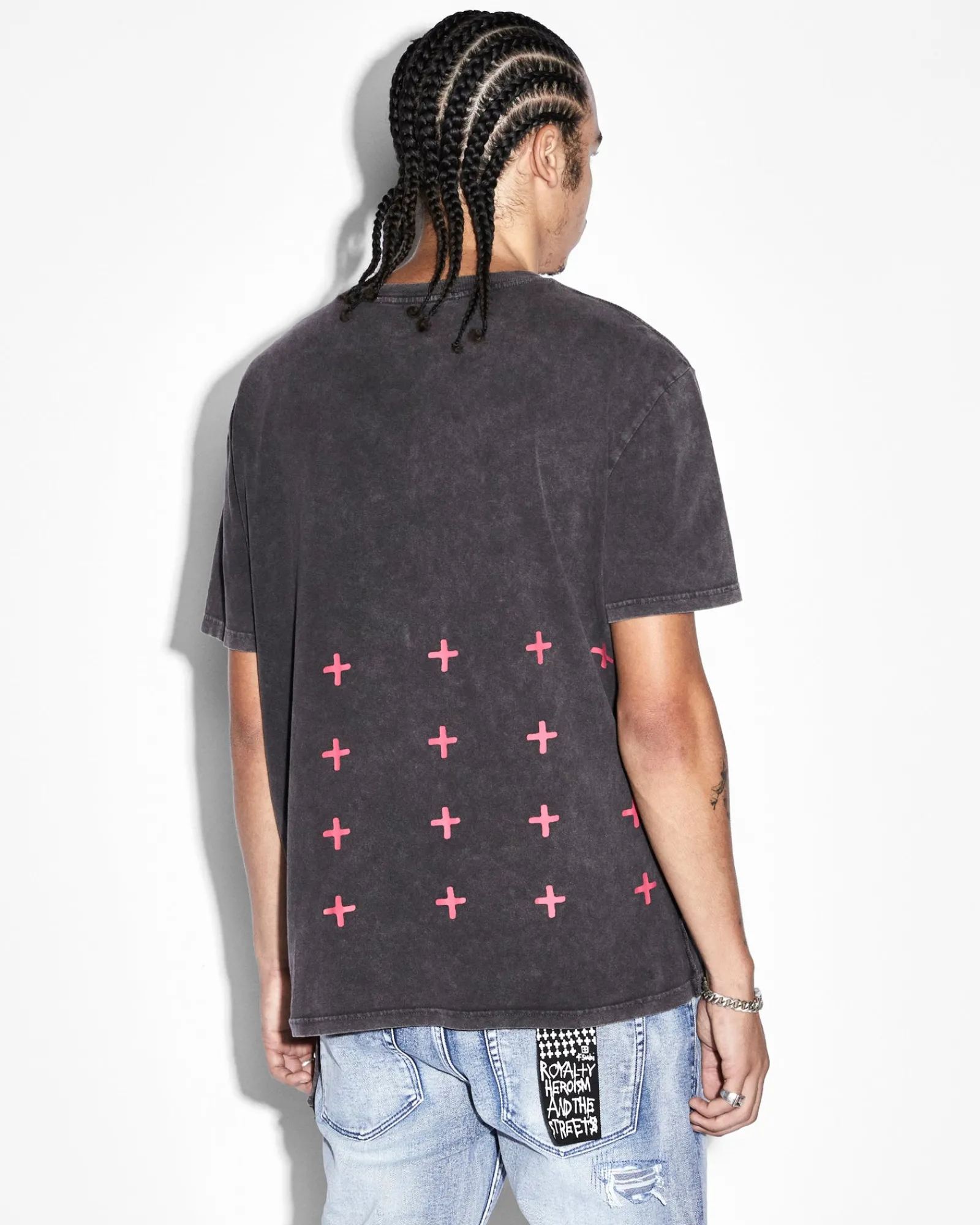 Hot Ksubi Griffin Kash Ss Tee Acid Black