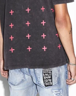 Hot Ksubi Griffin Kash Ss Tee Acid Black
