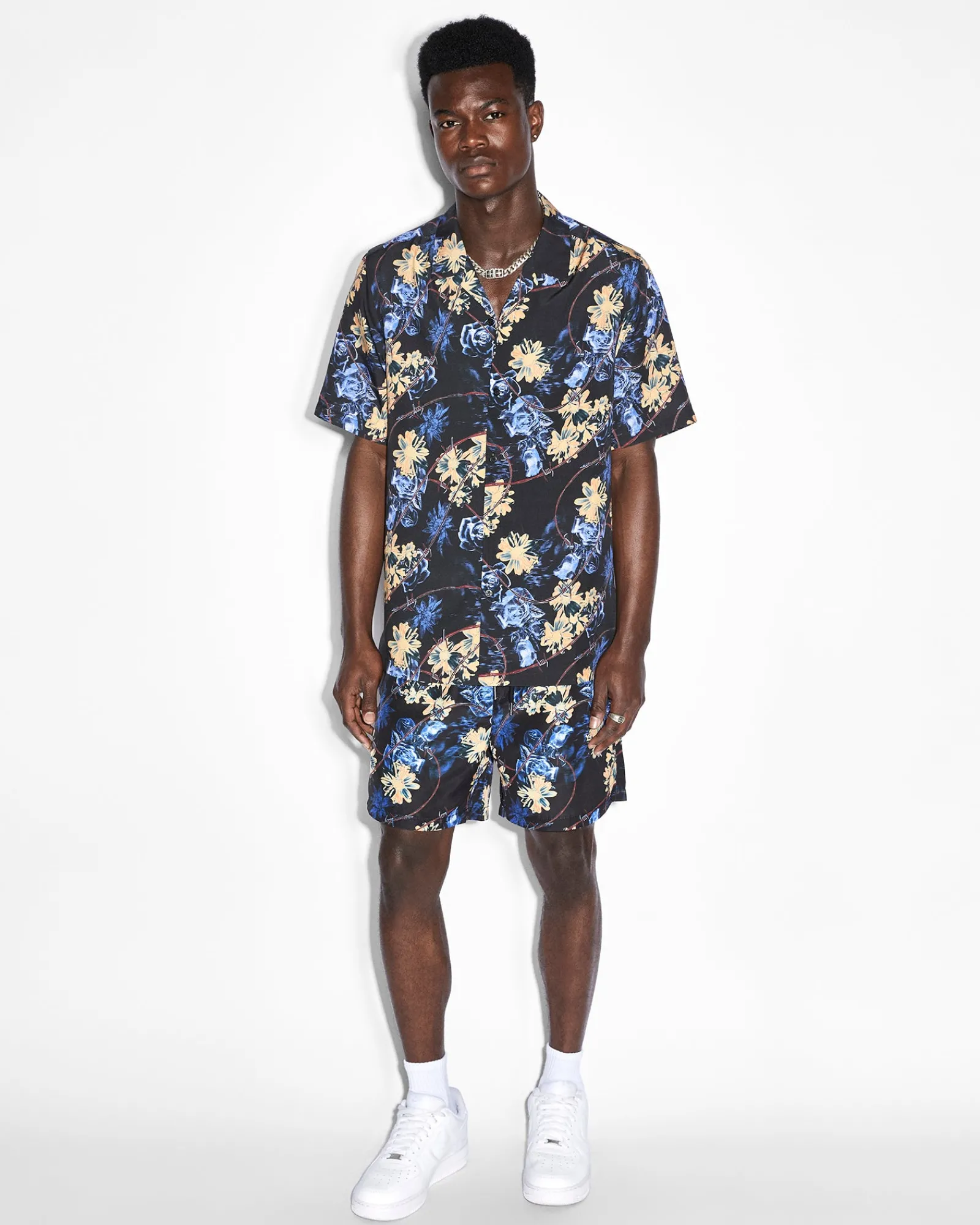 Discount Ksubi Hyperflower Boardshort Black