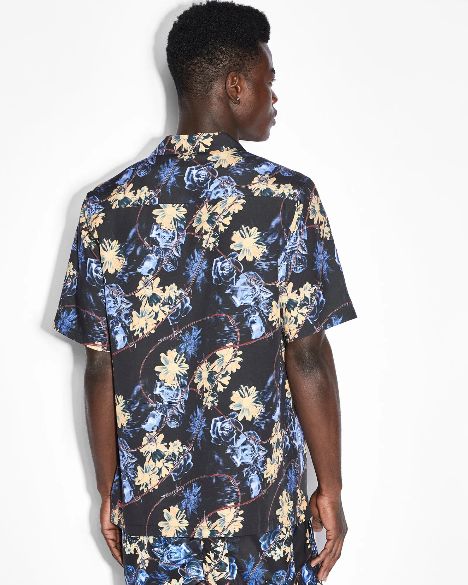Hot Ksubi Hyperflower Resort Ss Shirt Black