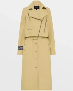 Cheap Ksubi Incognito Biker/Trench Khaki