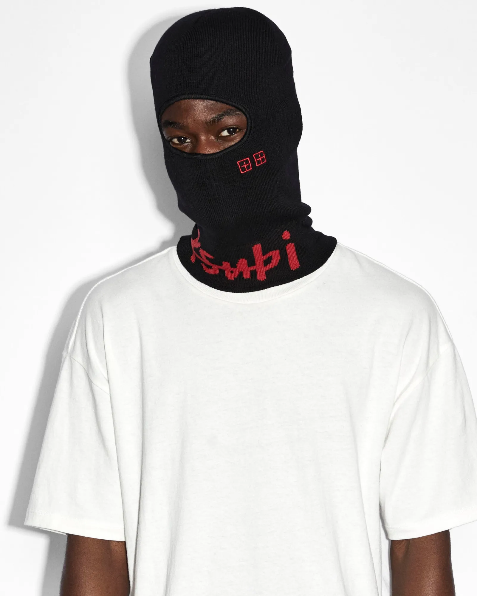 Store Ksubi Inkognito Balaclava Laid Black