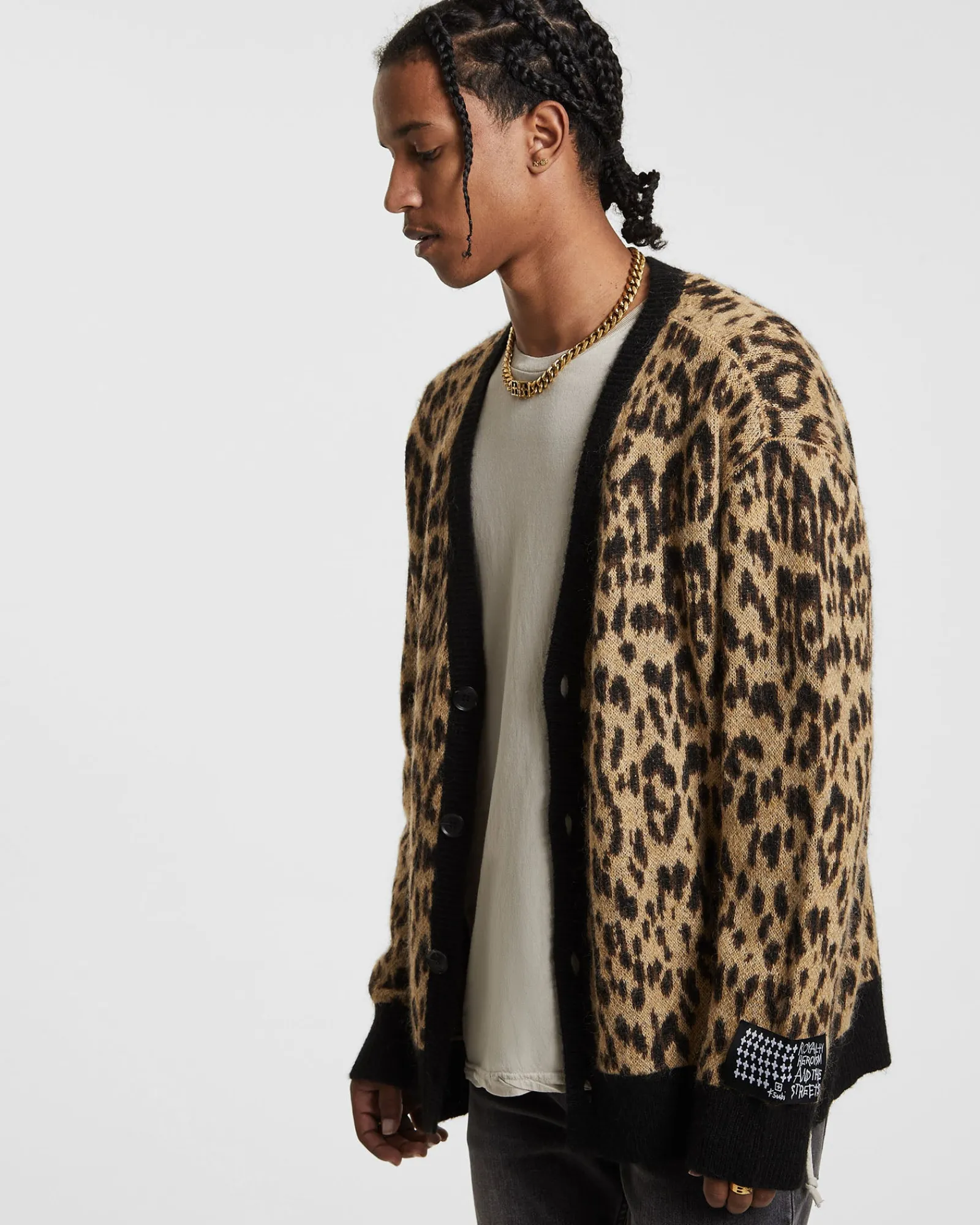 Cheap Ksubi Jungle Cardigan Leopard