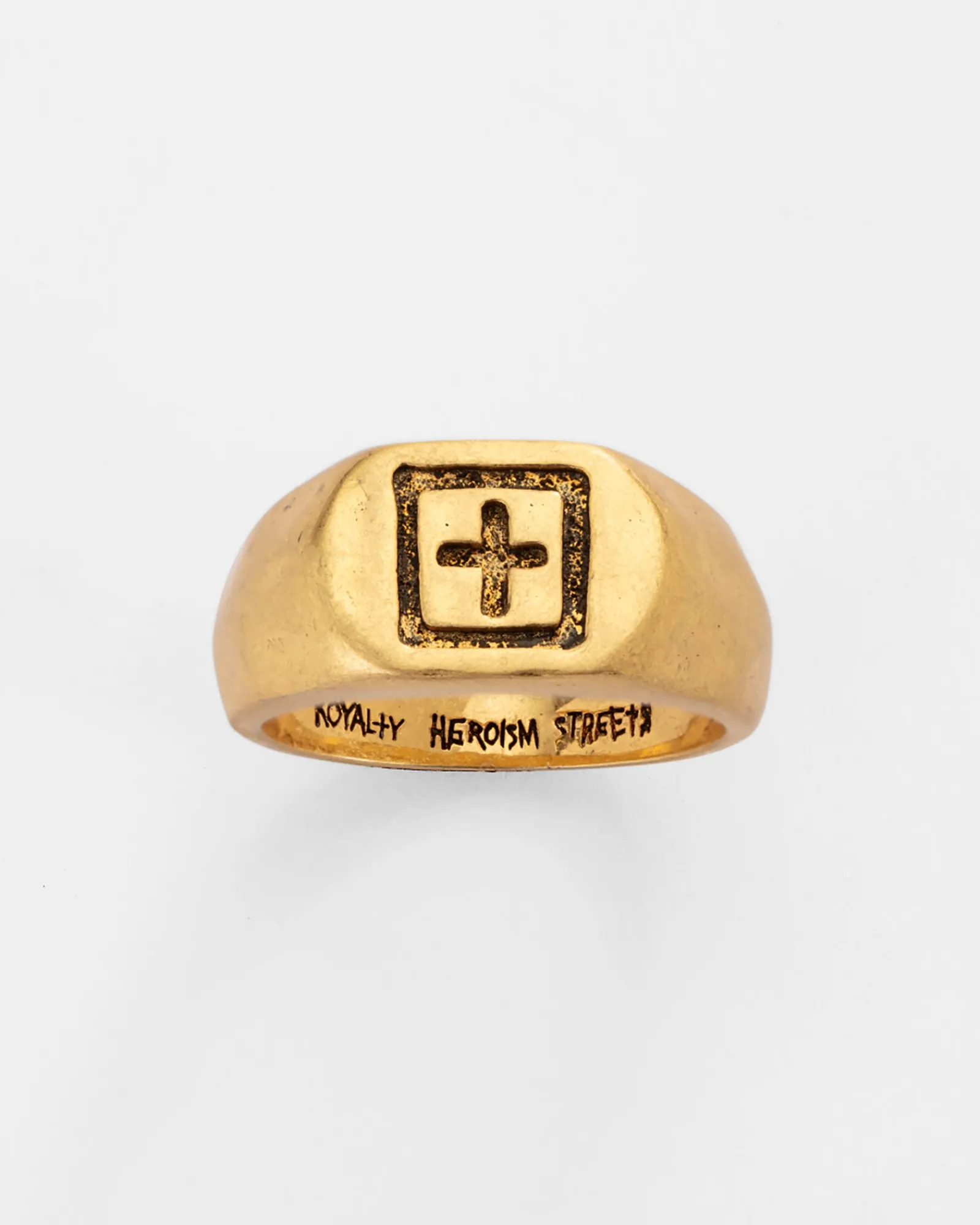 New Ksubi 18K Ox Dripps 1999 Signet Ring