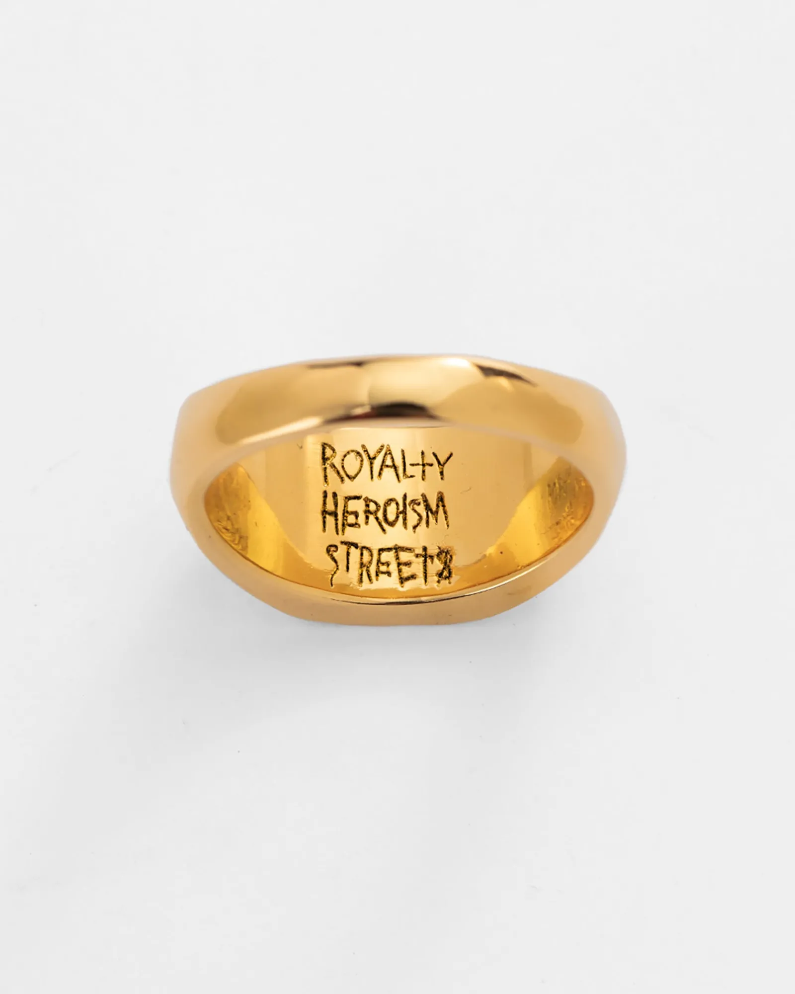 New Ksubi 18K Ox Dripps 1999 Signet Ring