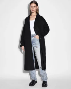 Best Sale Ksubi Kamille Coat Black