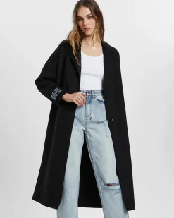 Best Sale Ksubi Kamille Coat Black